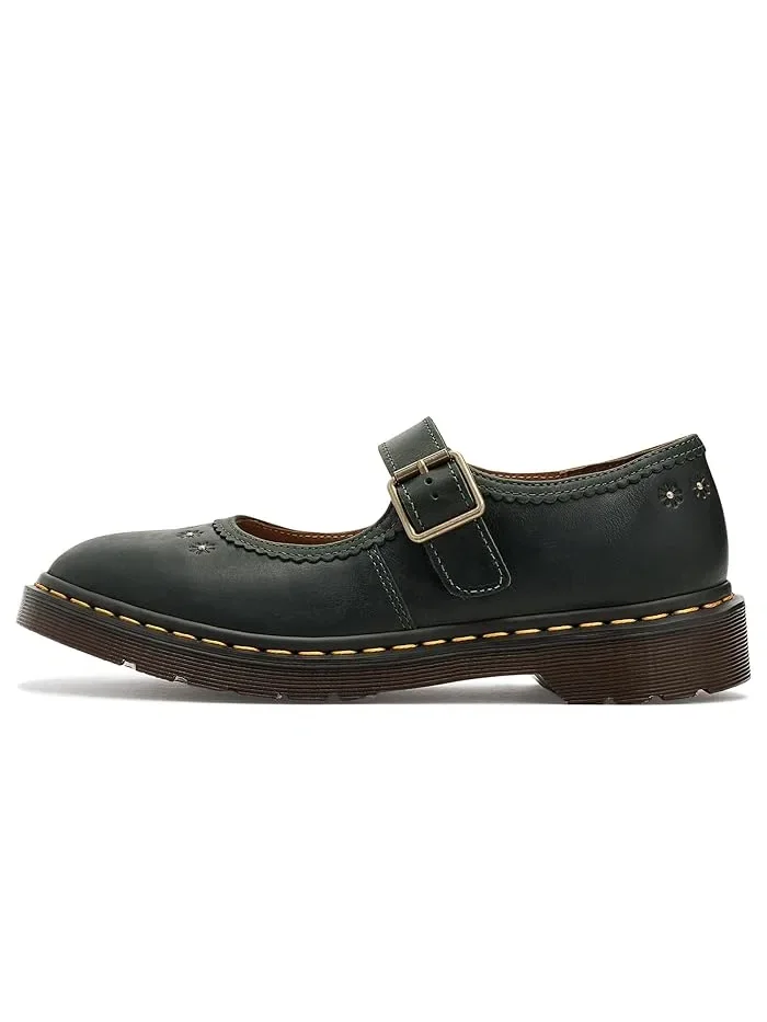 Туфли Mary Jane Flower Dr. Martens — изображение 5 из 5, зеленый