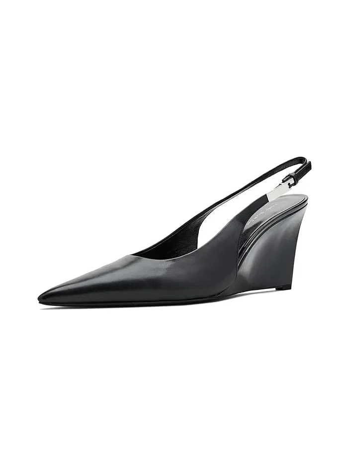 Туфли-лодочки на каблуке 75mm Gigi Slingback Wedge Tory Burch — 2