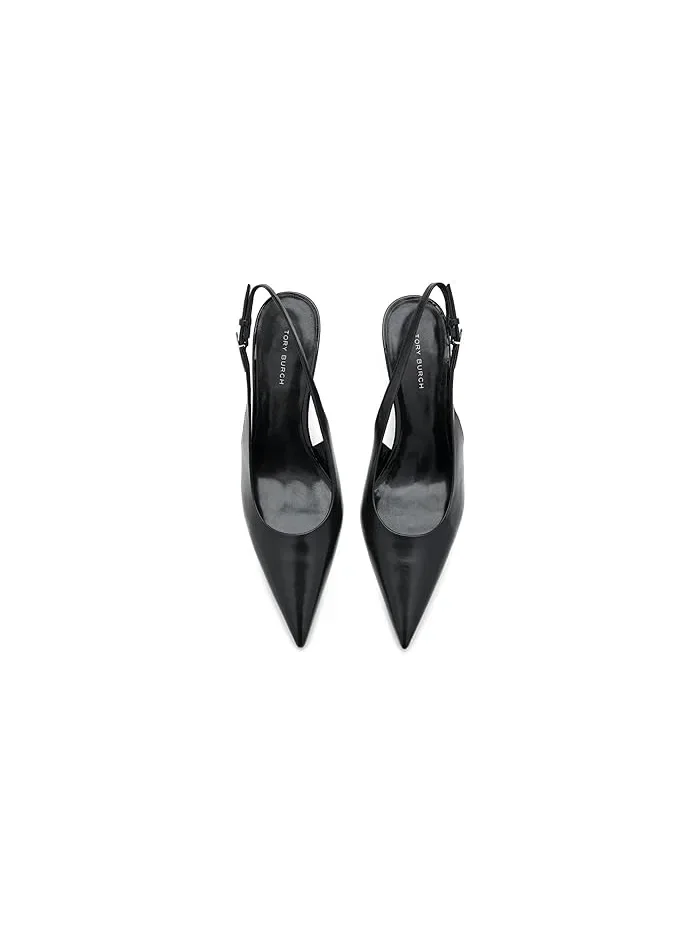 Туфли-лодочки на каблуке 75mm Gigi Slingback Wedge Tory Burch — 3