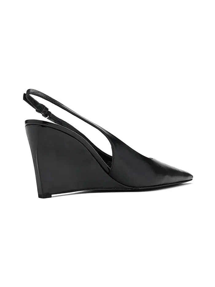 Туфли-лодочки на каблуке 75mm Gigi Slingback Wedge Tory Burch — 4