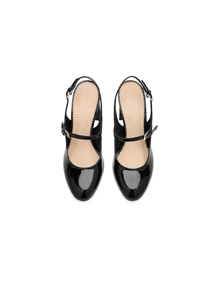 Туфли на каблуке Lola Patent Slingback Heels Cinq à Sept — 3