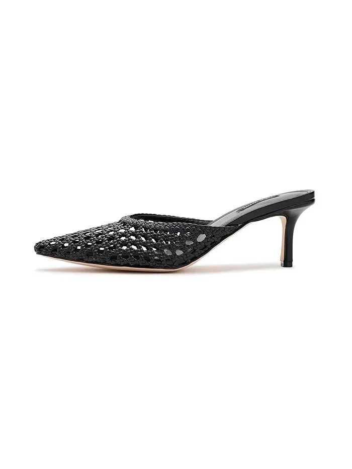 Туфли-мюли с каблуком плетеные Camenlaw Nine West — 5