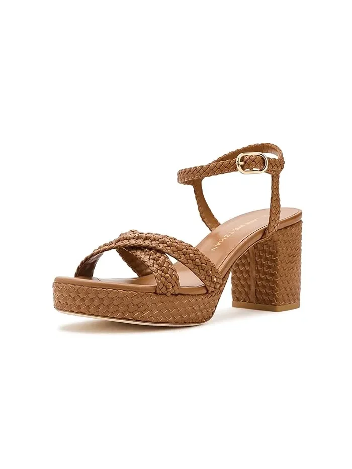 Туфли-лодочки плетеные Dayna Woven Platform Stuart Weitzman — 1