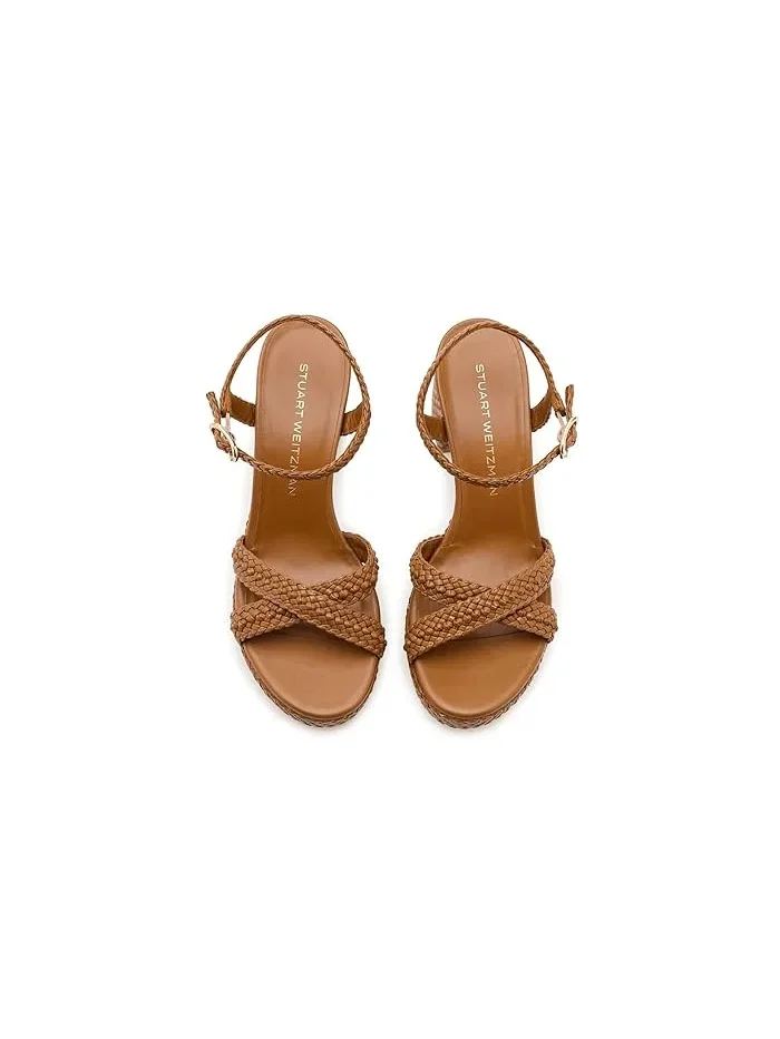 Туфли-лодочки плетеные Dayna Woven Platform Stuart Weitzman — 3