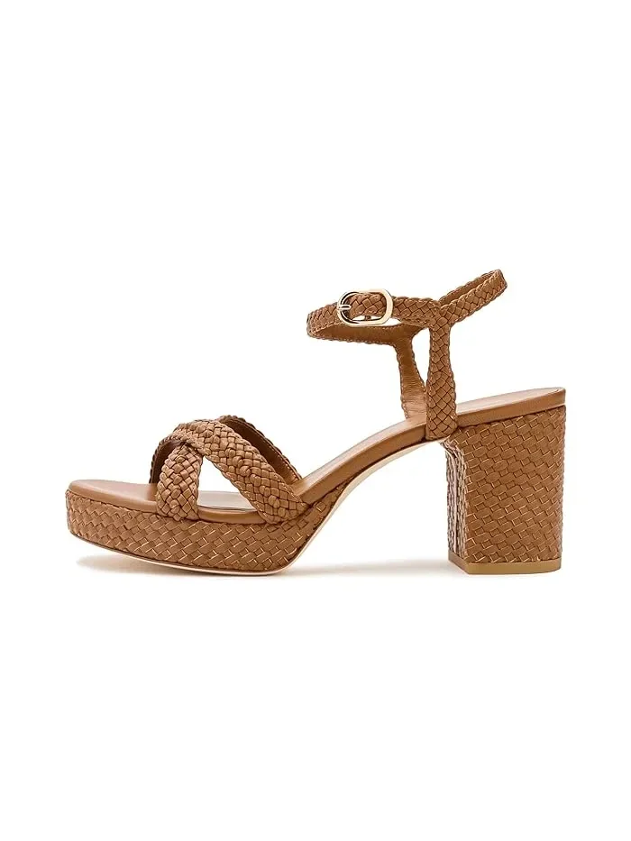 Туфли-лодочки плетеные Dayna Woven Platform Stuart Weitzman — 5