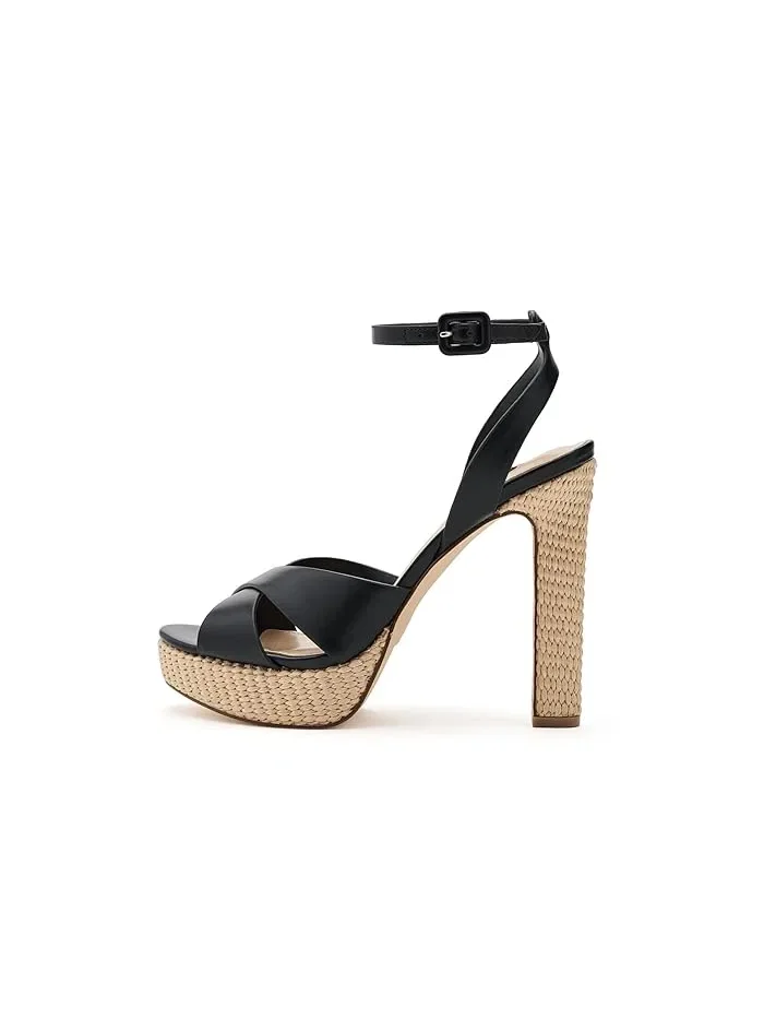 Туфли на высоком каблуке с перекрестными ремешками Weston Nine West — 5