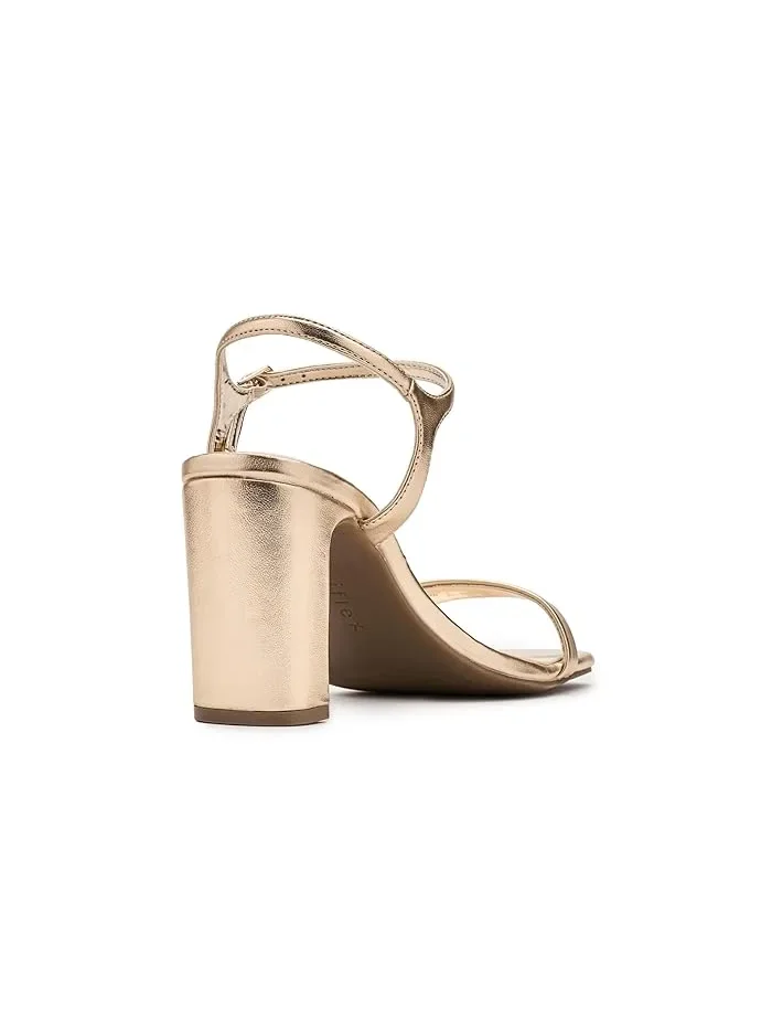 Туфли на каблуке Beata Anne Klein — изображение 4 из 5, светлый золотистый