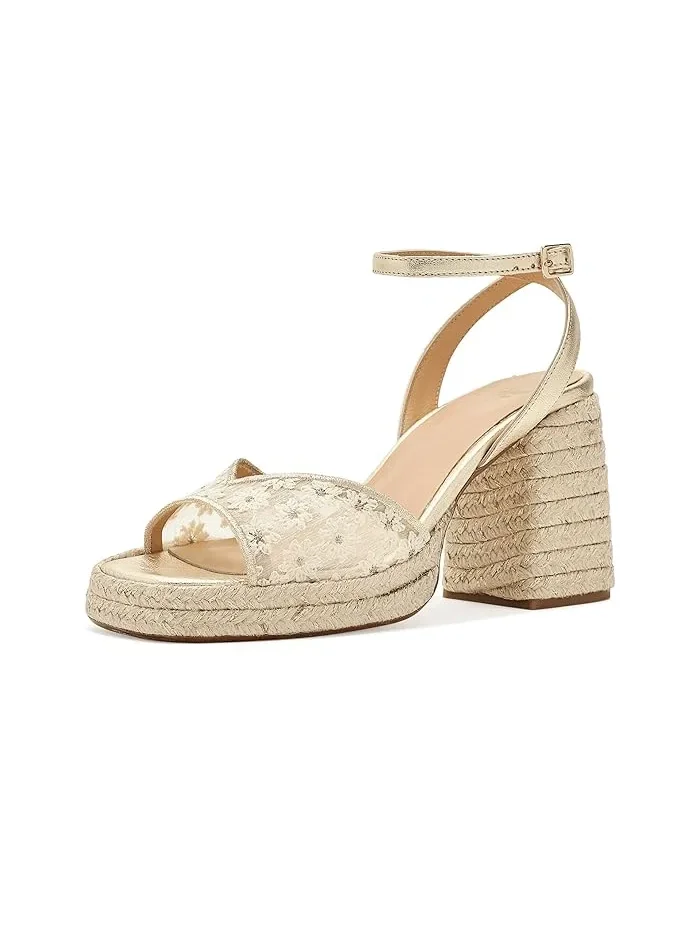 Туфли на каблуке Vals Heel Sandals CASTANER — золотистый