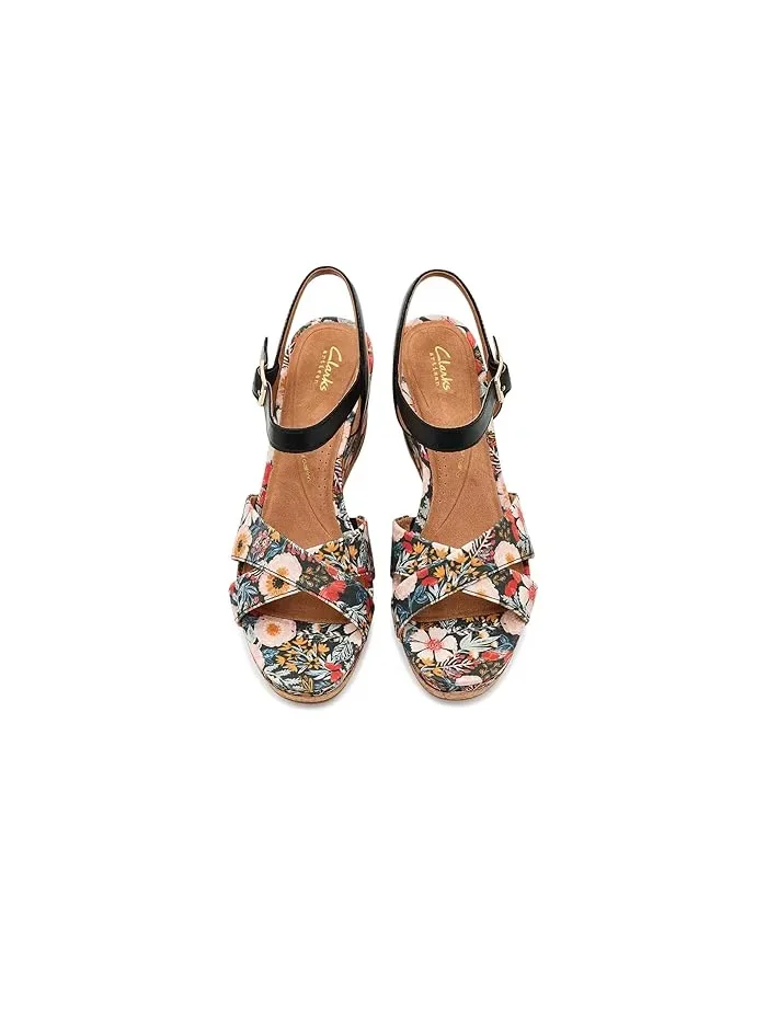 Туфли с цветочным принтом Chicly Floral Clarks — 3