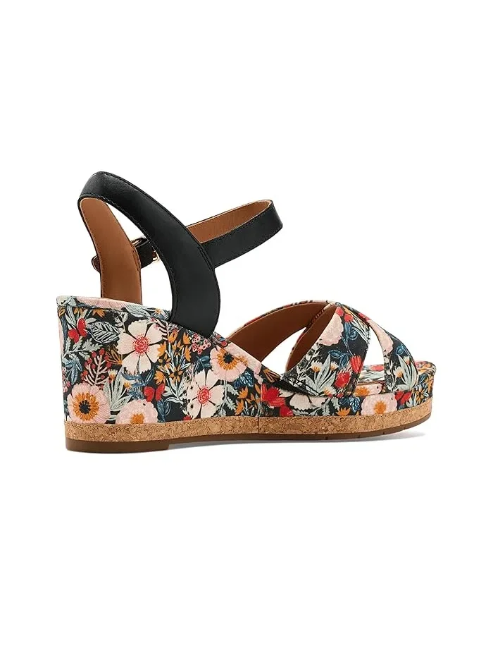 Туфли с цветочным принтом Chicly Floral Clarks — 4