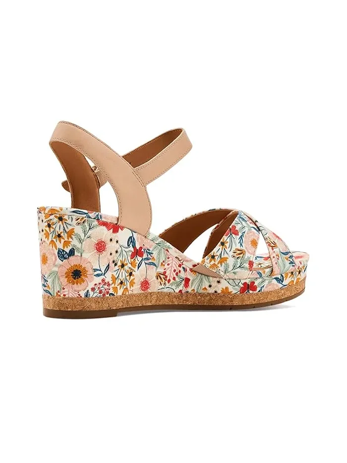 Туфли женские с цветочным принтом Chicly Floral Clarks — 4
