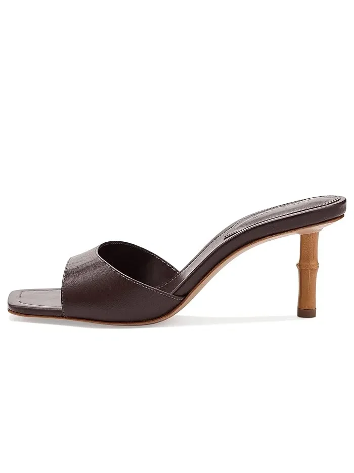 Туфли-лодочки с открытым носком Leena Bamboo Schutz — 5