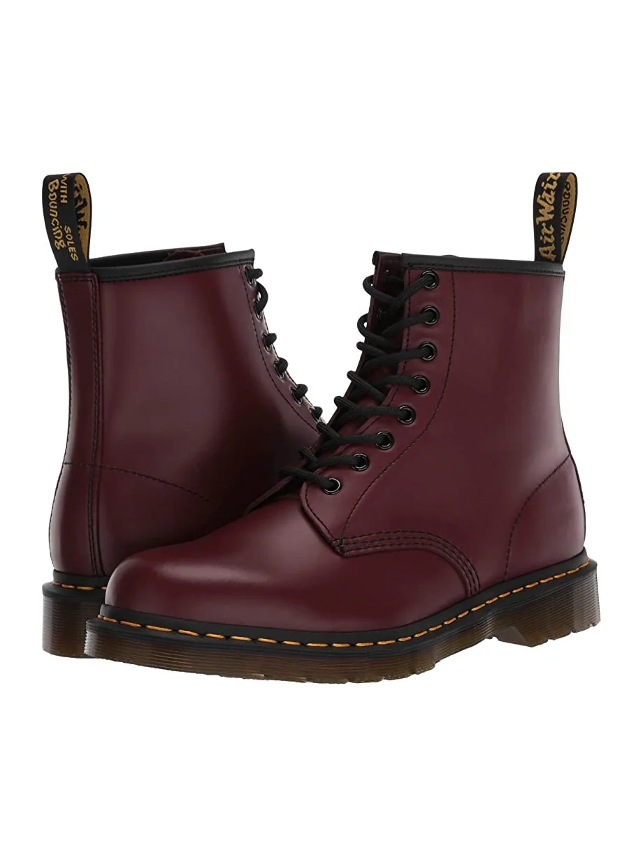 Мужские ботинки Dr. Martens 1460 Smooth — изображение 1 из 8, вишня-красный