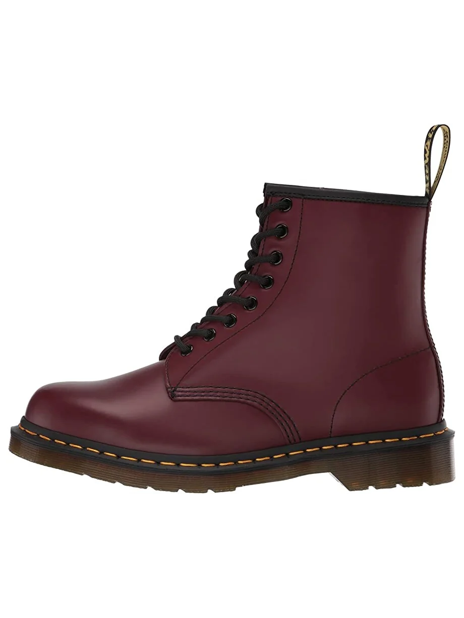 Мужские ботинки Dr. Martens 1460 Smooth — изображение 5 из 8, вишня-красный