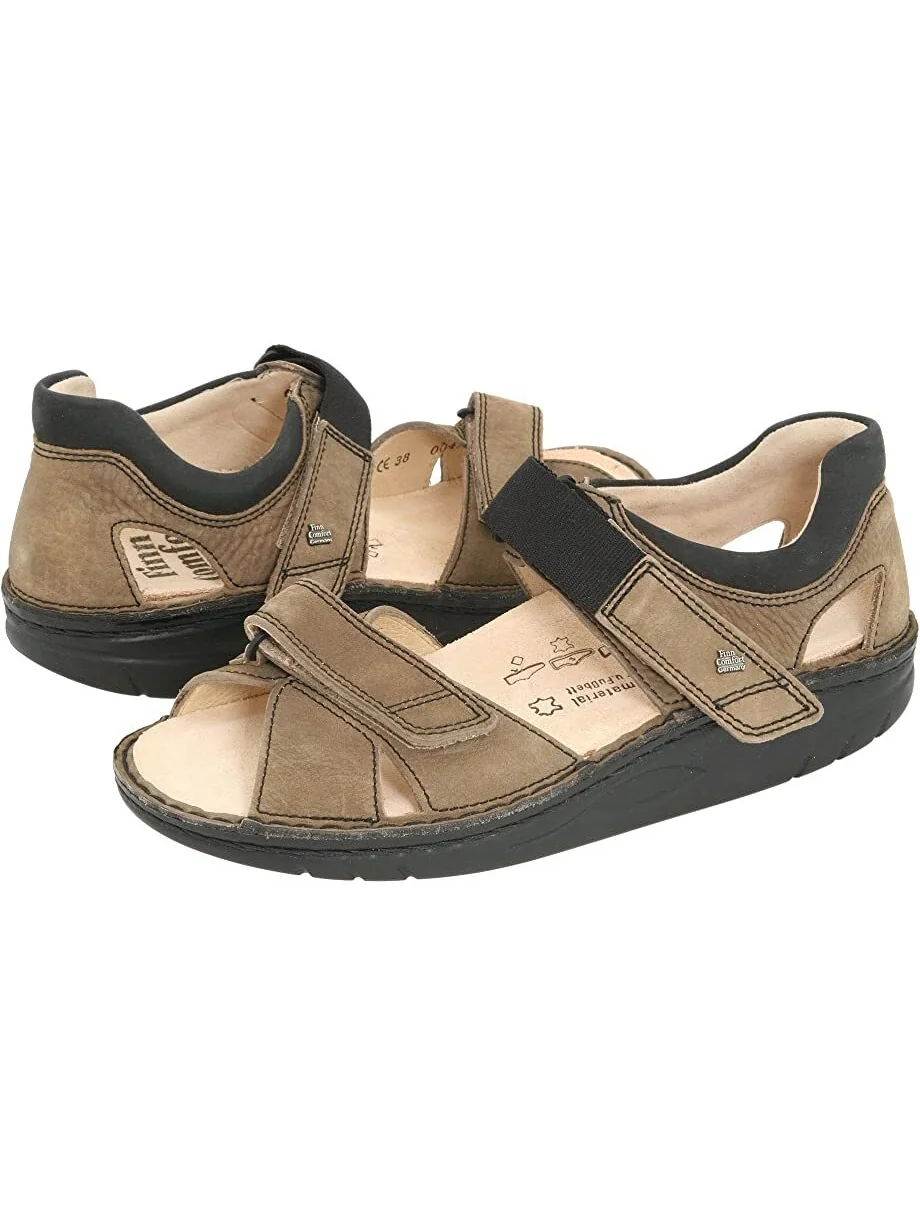 Сандалии Samara - 1560 Finn Comfort — изображение 2 из 8, грязный коричневый