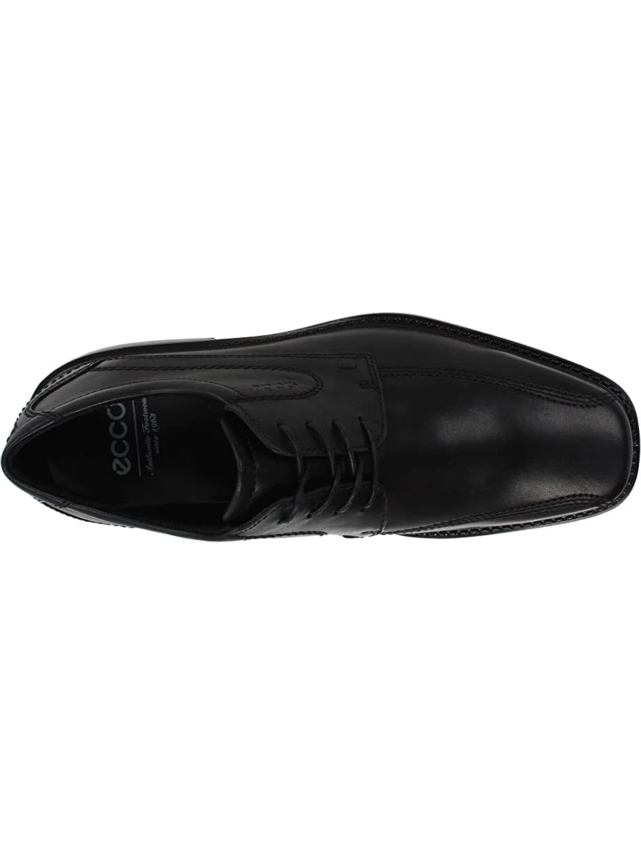 Туфли ECCO New Jersey Tie Оксфорды, кожа — изображение 3 из 8, черный