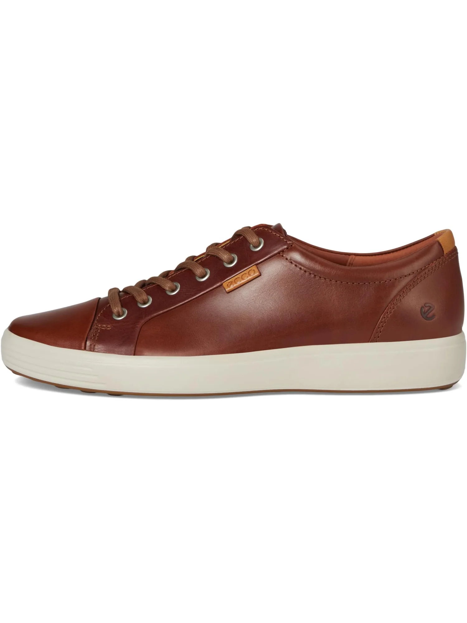 Кроссовки ECCO Soft 7 Sneaker, кожаные — изображение 4 из 7, коричневый