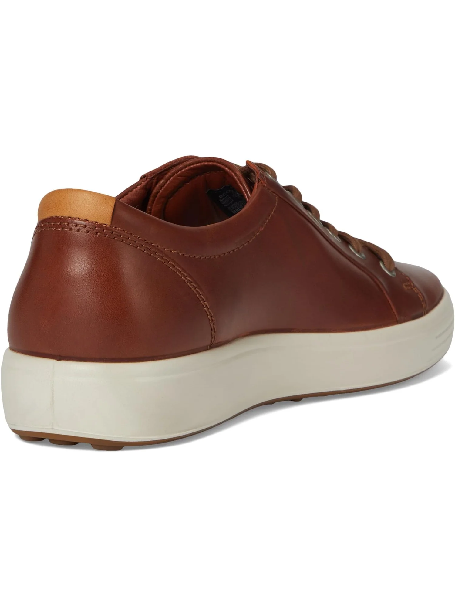 Кроссовки ECCO Soft 7 Sneaker, кожаные — изображение 5 из 7, коричневый