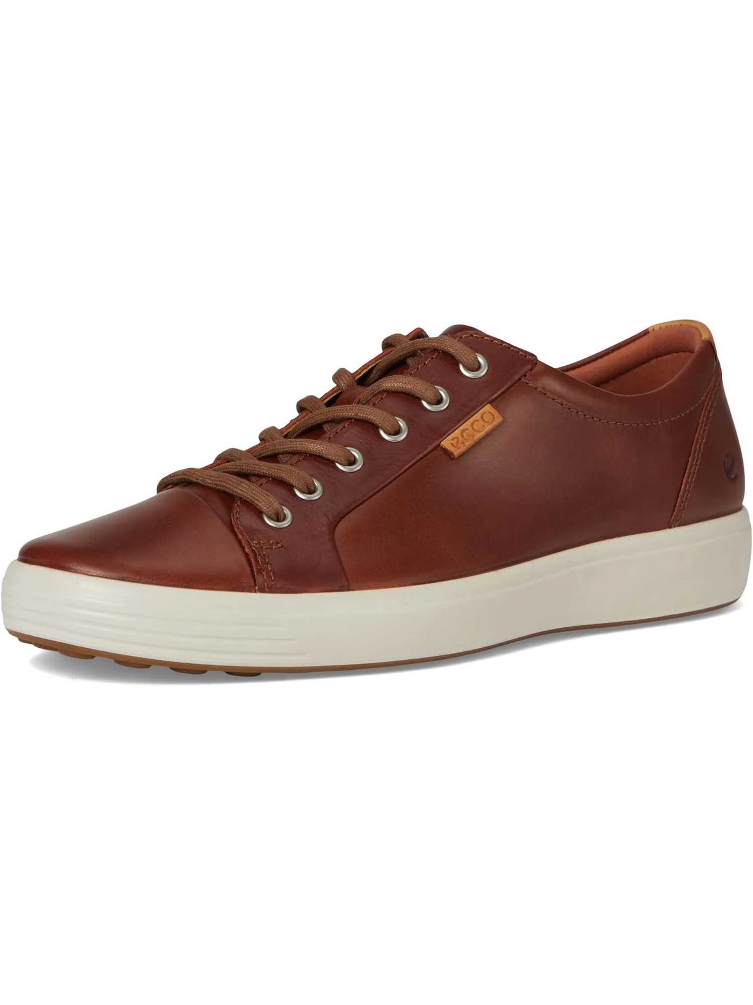 Кроссовки ECCO Soft 7 Sneaker, кожаные — изображение 7 из 7, коричневый