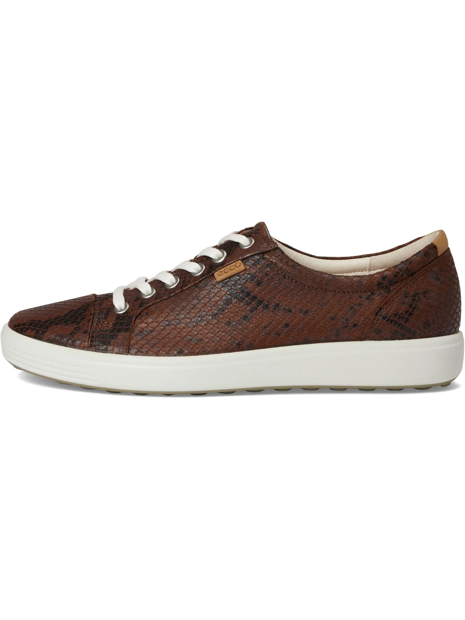 Кроссовки ECCO Soft 7 Sneaker, Плетеный верх — изображение 4 из 7, черный