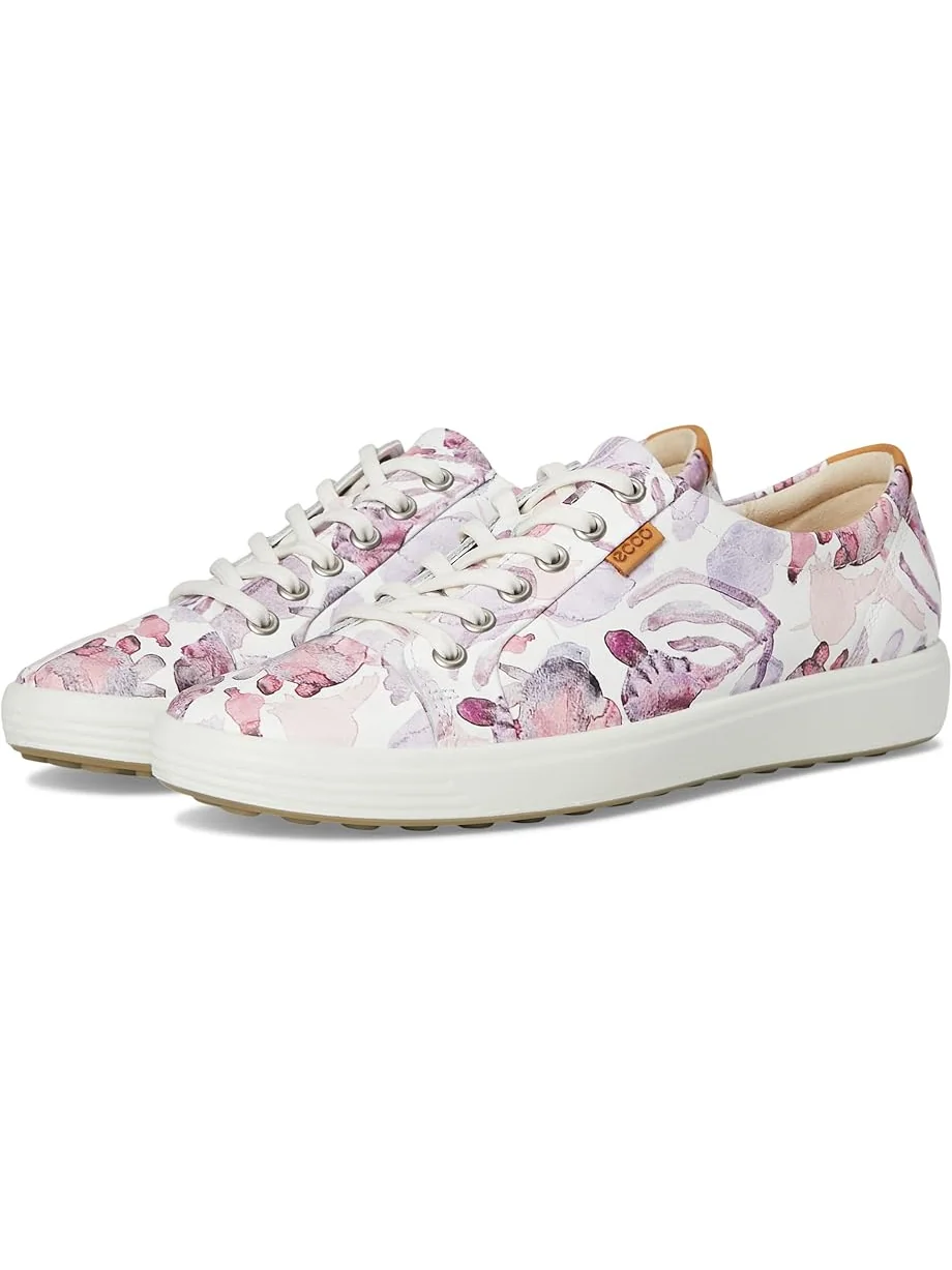 Кроссовки ECCO Soft 7 Женские White/Multicolor — изображение 1 из 7, мульти