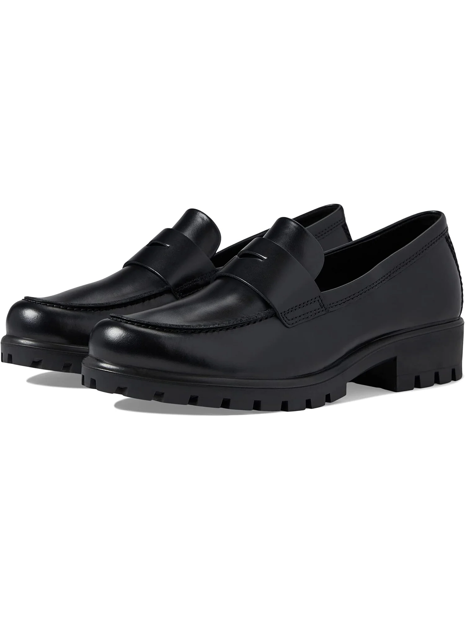Лоферы ECCO Modtray Penny Loafer, кожаные — изображение 3 из 4, черный