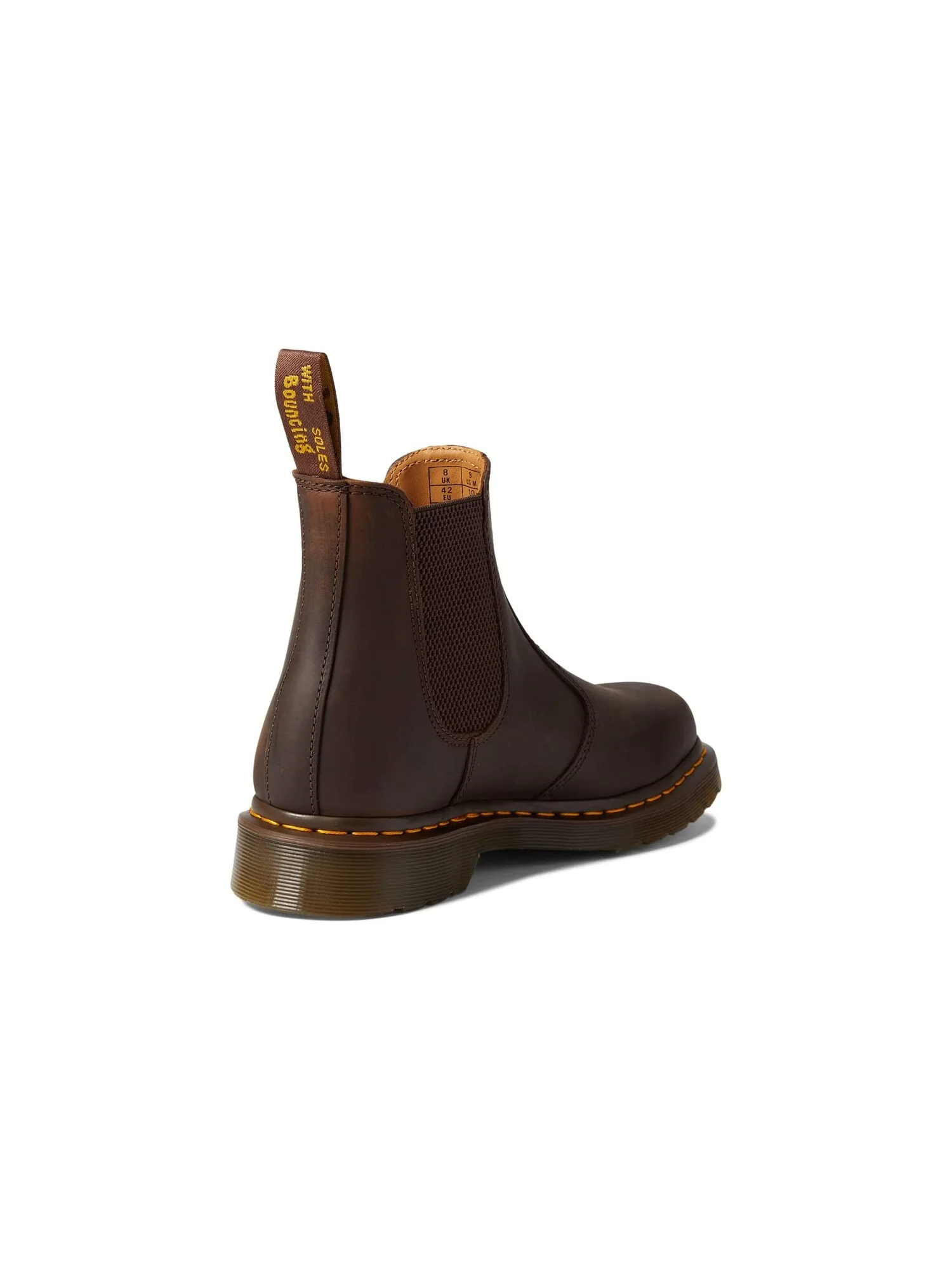 Ботинки челси Dr. Martens 2976 Stitch Smooth — изображение 3 из 5, коричневый
