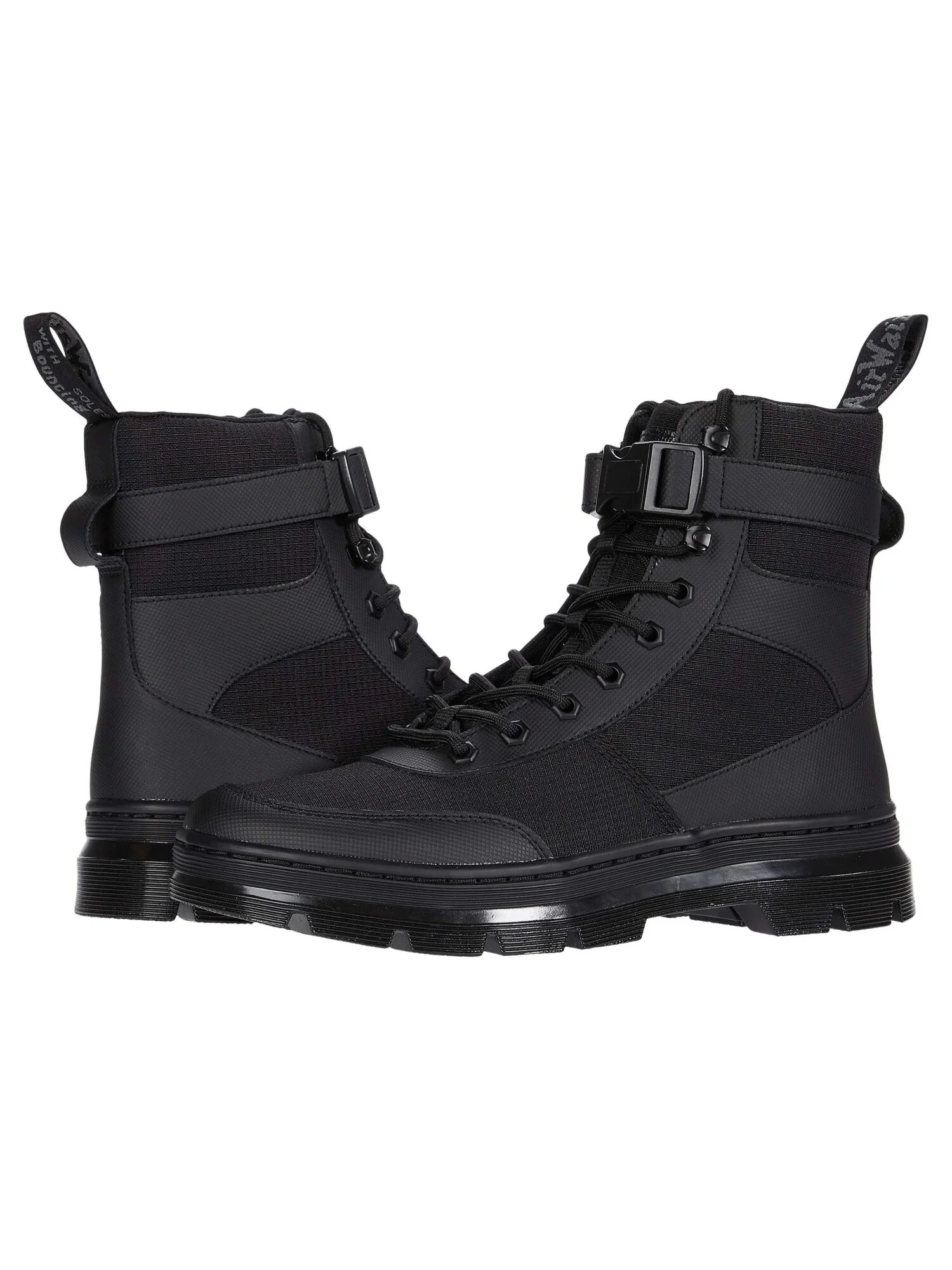 Мужские ботинки Dr. Martens Combs Tech в армейском стиле — изображение 3 из 8, черный