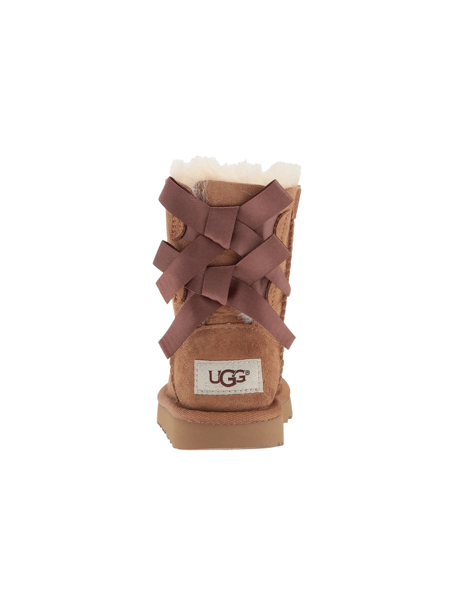 Угги UGG Kids Bailey Bow II (Toddler/Little Kid) — изображение 2 из 7, коричневый