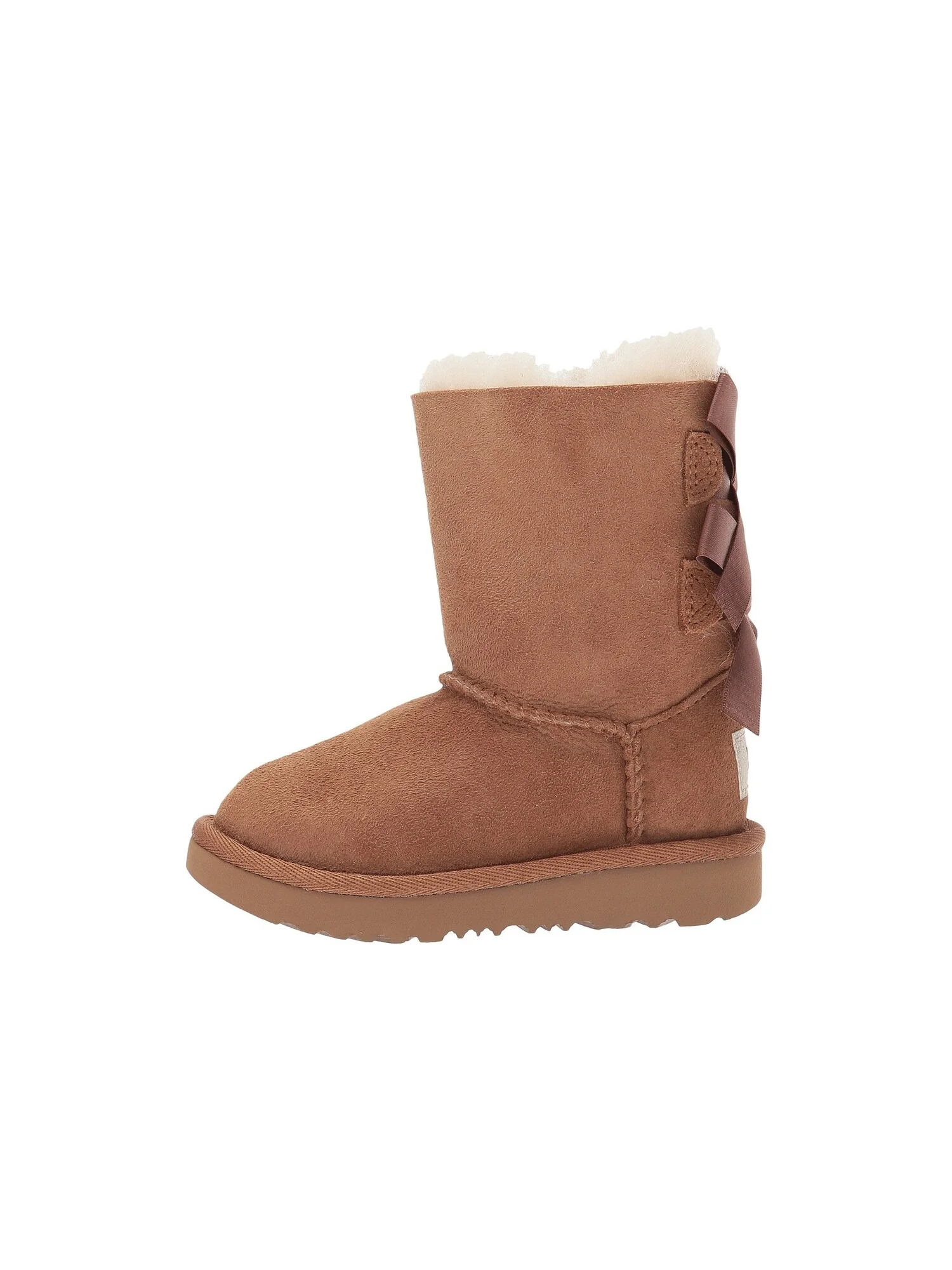 Угги UGG Kids Bailey Bow II (Toddler/Little Kid) — изображение 4 из 7, коричневый