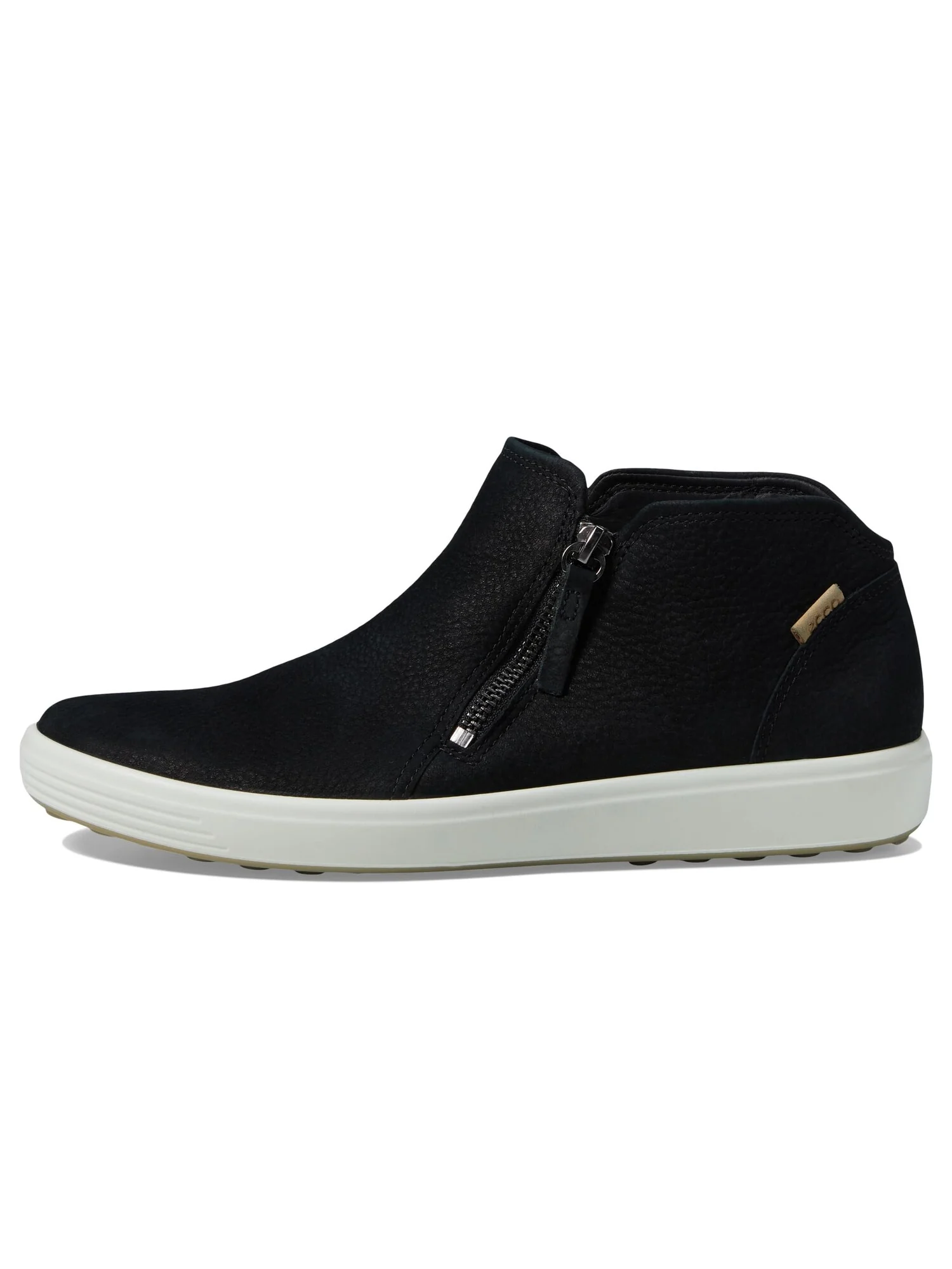 Ботинки ECCO Soft 7 Low Cut Zip Bootie — изображение 2 из 4, черный