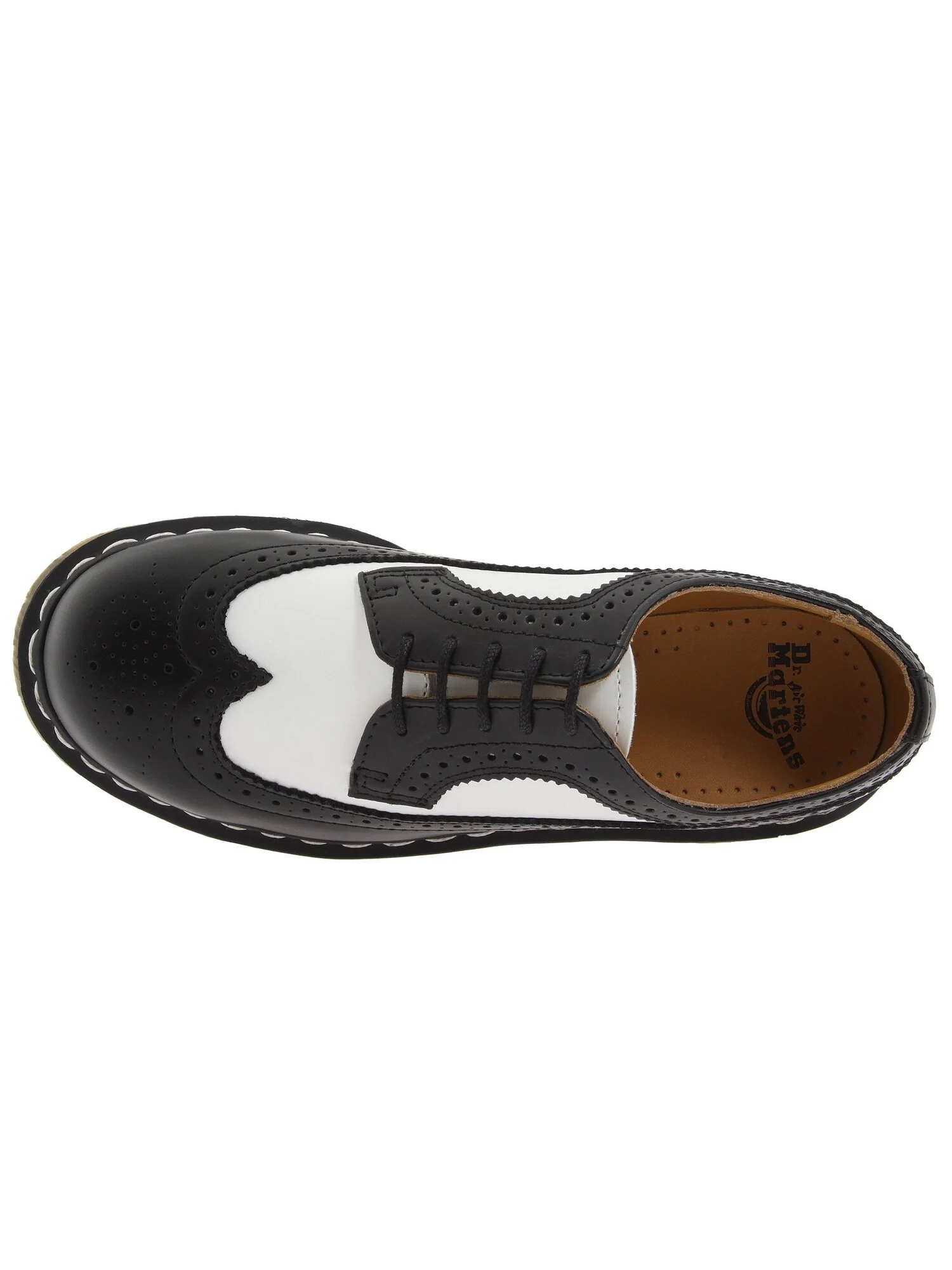 Оксфорды мужские Dr. Martens 3989 низкие кожаные — изображение 1 из 7, черный/белый