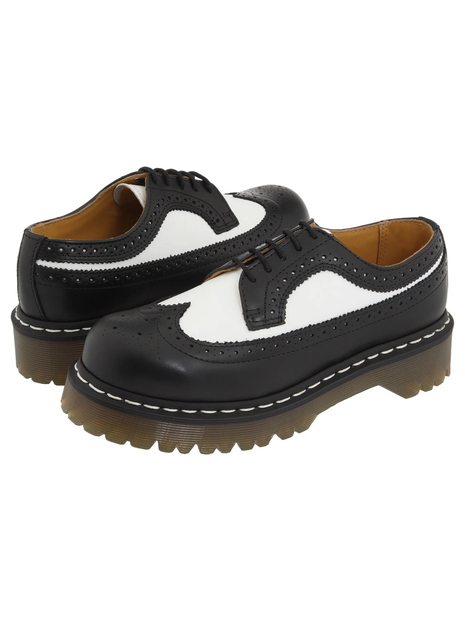 Оксфорды мужские Dr. Martens 3989 низкие кожаные — изображение 3 из 7, черный/белый