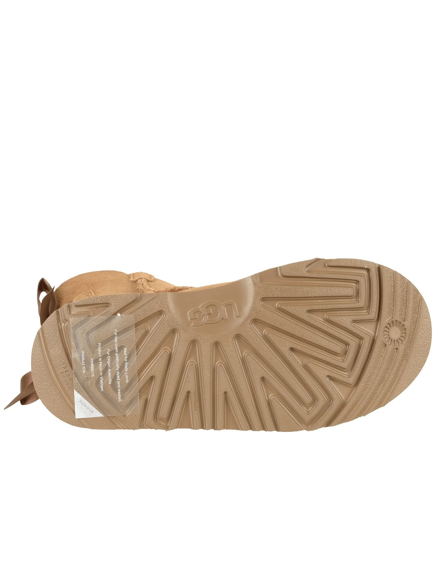 Угги UGG Kids Mini Bailey Bow II (Little Kid/Big Kid) — изображение 4 из 7, коричневый