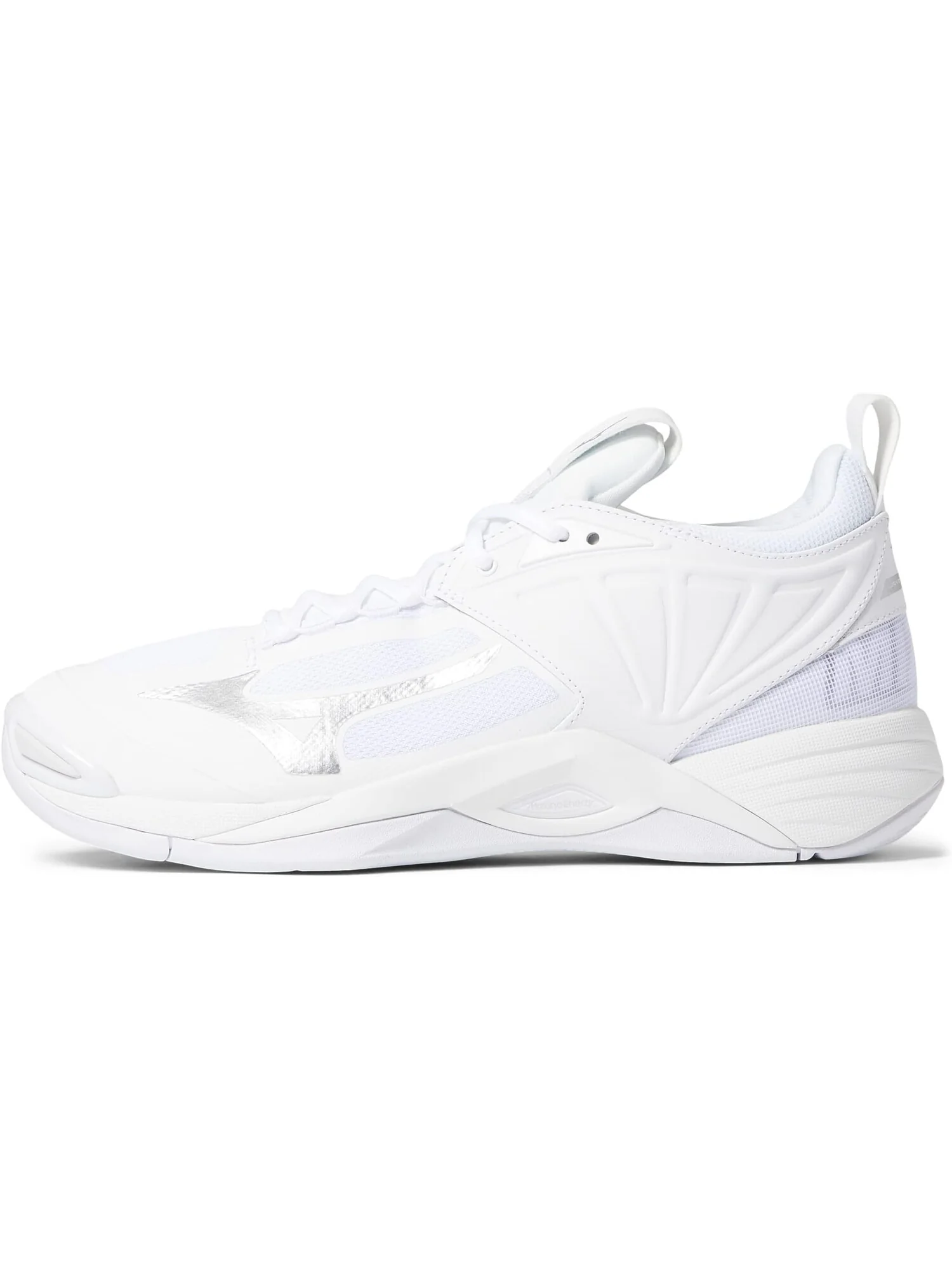 Кроссовки Wave Momentum 2 Mizuno — изображение 4 из 6, белый/серебристый