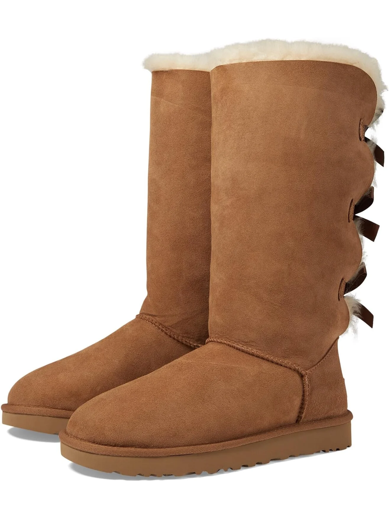 Сапоги UGG Bailey Bow Tall II — изображение 1 из 5, коричневый