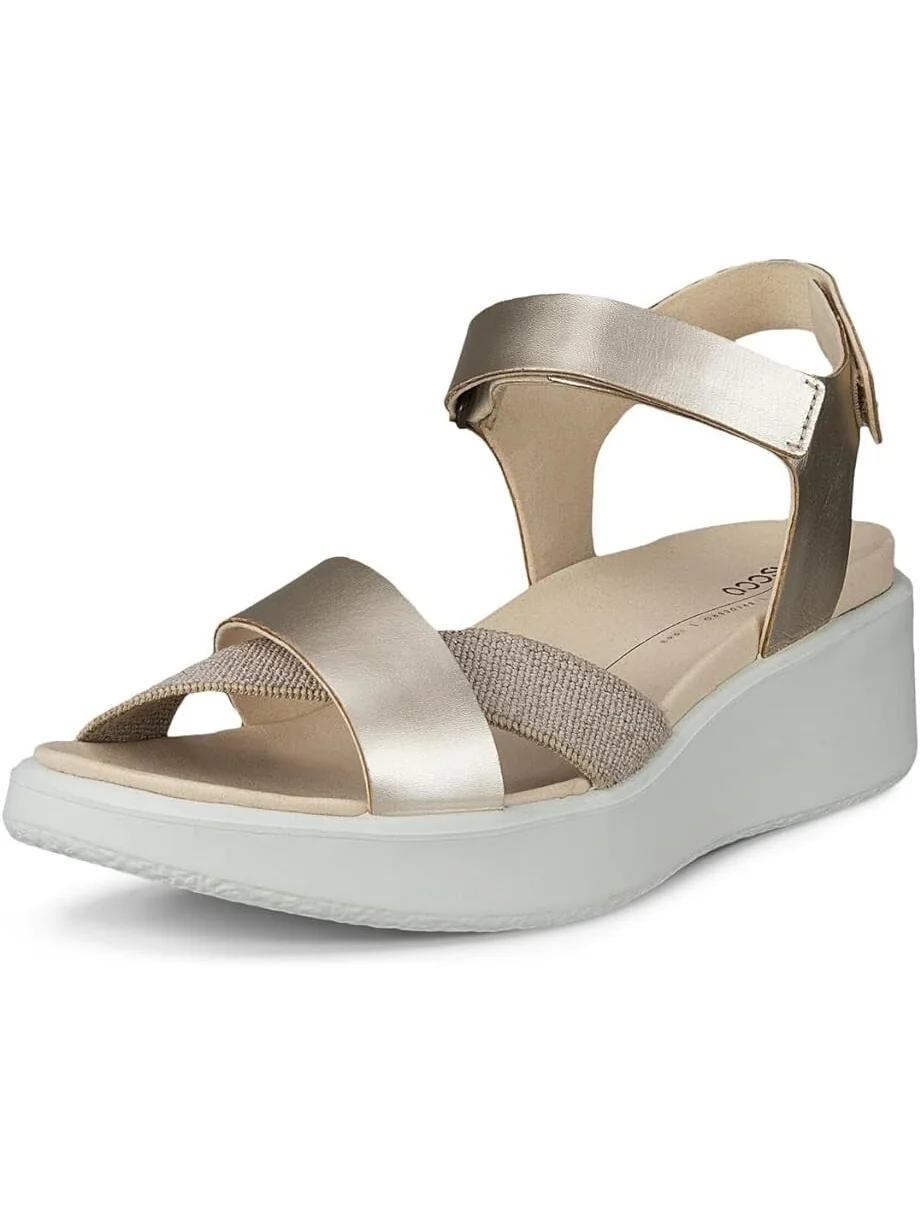 Сандалии ECCO Flowt Wedge Luxury Crossband — изображение 1 из 3, белый