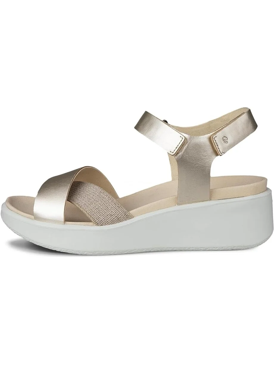 Сандалии ECCO Flowt Wedge Luxury Crossband — изображение 3 из 3, белый