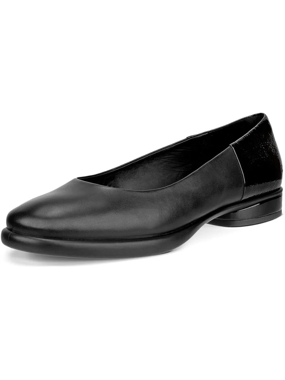 Туфли ECCO Sculpted Luxe Ballerina, балетки — изображение 1 из 3, черный