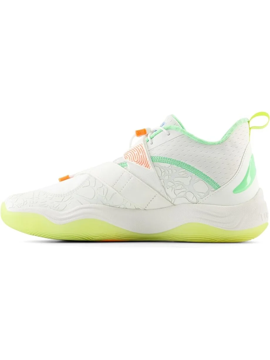 Кроссовки New Balance FuelCell Lindor v2 Off-Field — изображение 4 из 5, белый/неоновый