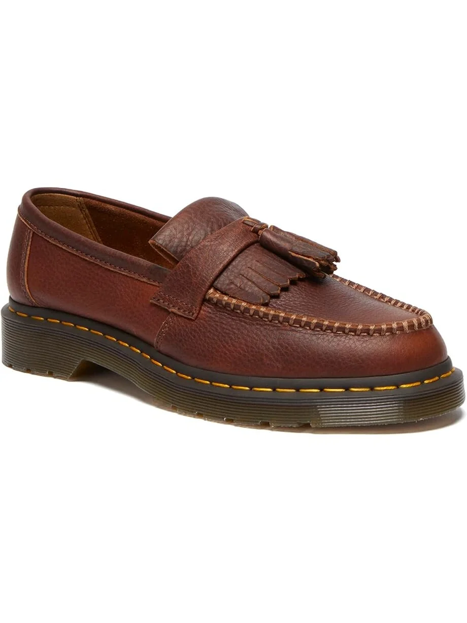 Лоферы Dr. Martens Adrian Yellow Stitch Leather Loafers — изображение 1 из 4, бежевый