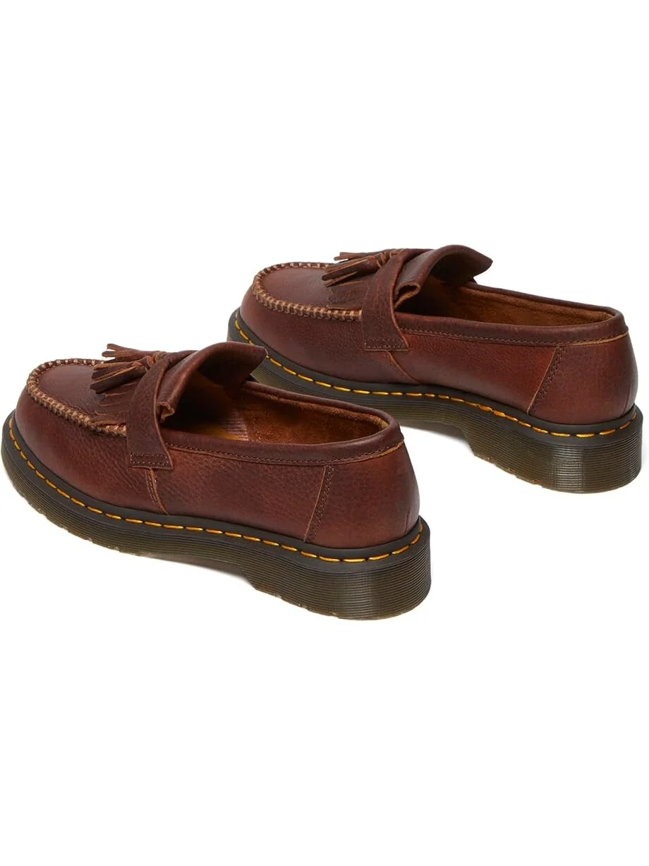 Лоферы Dr. Martens Adrian Yellow Stitch Leather Loafers — изображение 4 из 4, бежевый