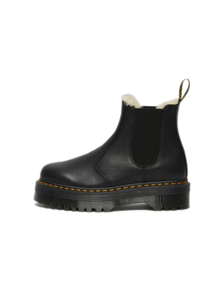 Ботинки Dr. Martens 2976 Faux Fur Lined Platform Chelsea — изображение 1 из 5, черный