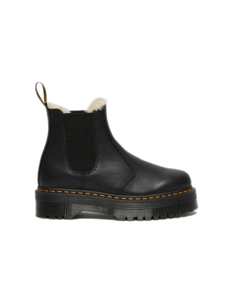 Ботинки Dr. Martens 2976 Faux Fur Lined Platform Chelsea — изображение 2 из 5, черный