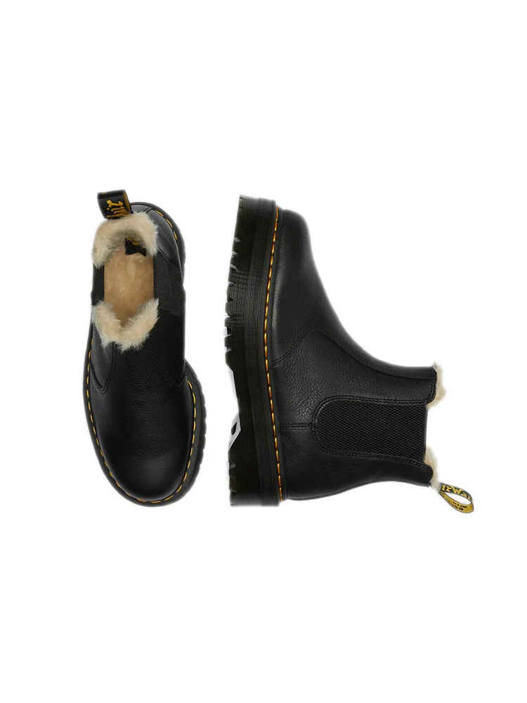 Ботинки Dr. Martens 2976 Faux Fur Lined Platform Chelsea — изображение 3 из 5, черный