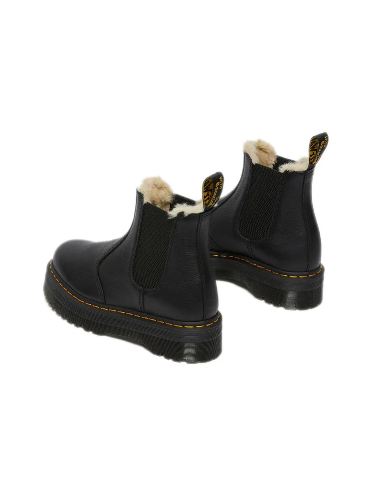 Ботинки Dr. Martens 2976 Faux Fur Lined Platform Chelsea — изображение 4 из 5, черный