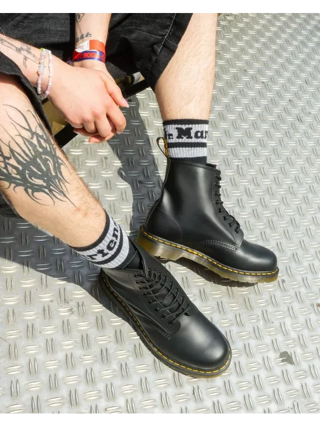 Ботинки Dr. Martens 1460 Smooth Leather — изображение 4 из 13, черный