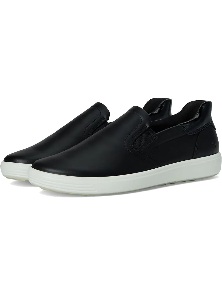 Кроссовки ECCO Soft 7 Easy Slip-On Sneaker — изображение 1 из 7, черный/черный