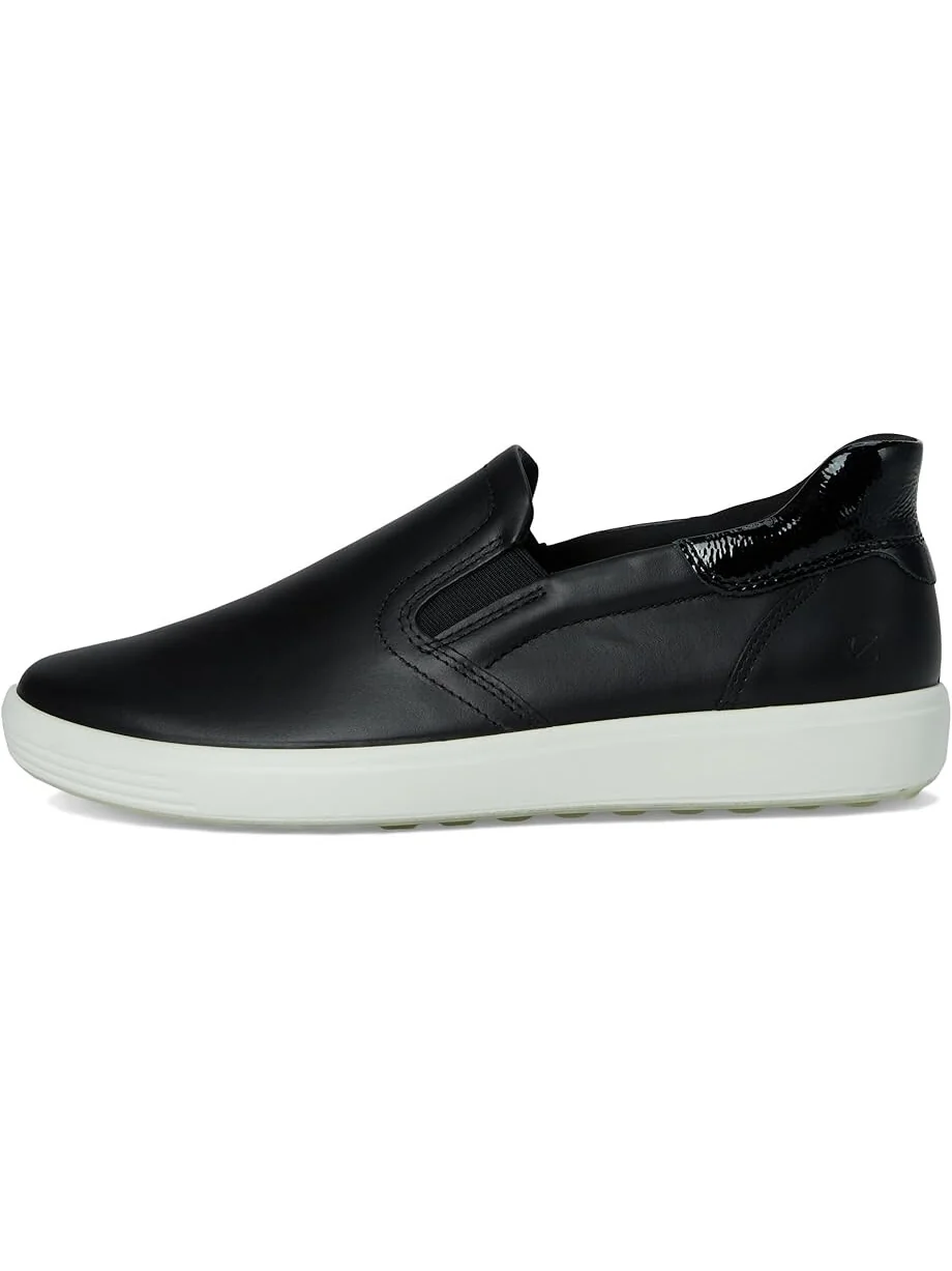 Кроссовки ECCO Soft 7 Easy Slip-On Sneaker — изображение 4 из 7, черный/черный