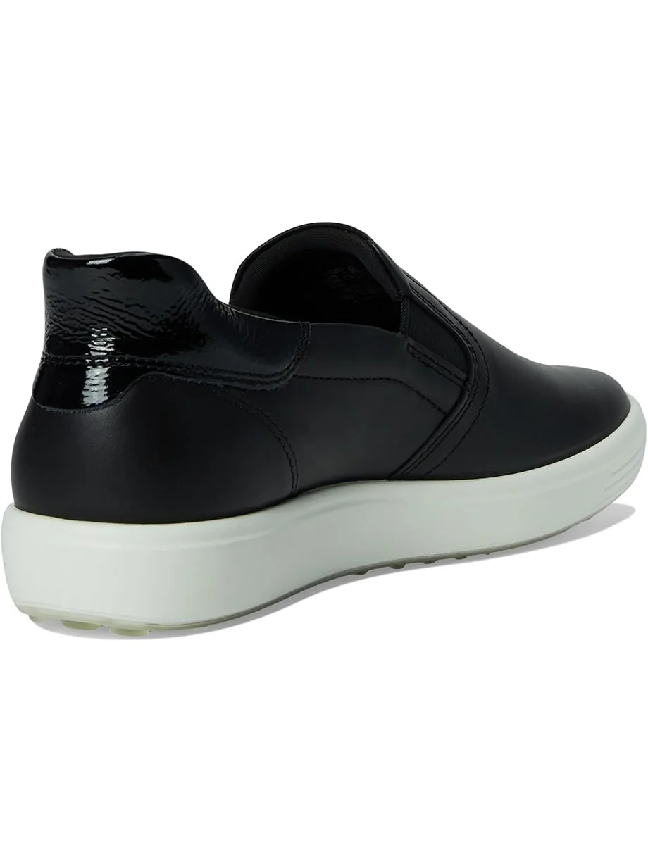 Кроссовки ECCO Soft 7 Easy Slip-On Sneaker — изображение 5 из 7, черный/черный